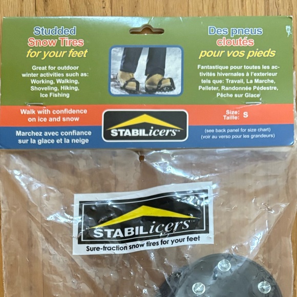 STABILicers Studded Snow Footwear Unisex Size Small (6.5-7.5 Men 8.5-10 Women) - Picture 2 of 5
